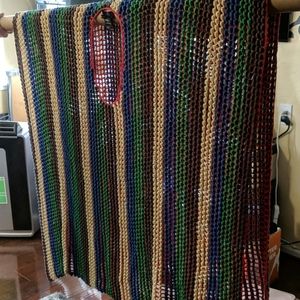 Women's Diesel rainbow knitted pancho